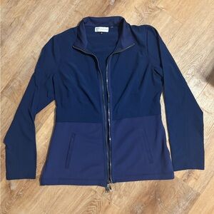 CLEAN GOLF EP New York Navy Blue Jacket Medium